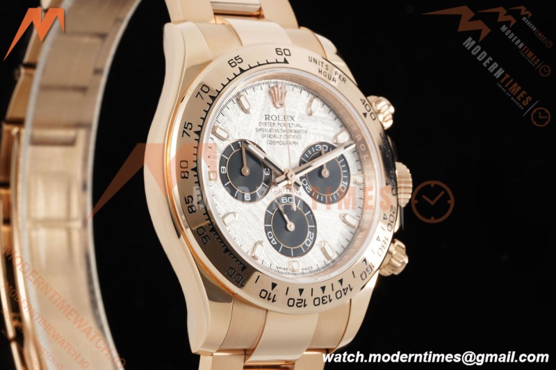 Rolex - Daytona 116505 40mm Tungsten Gain Weight RG/RG Meteorite Dial 3CF V2 SH4130