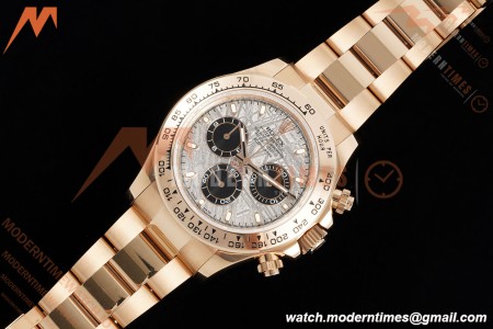 Rolex - Daytona 116505 40mm Tungsten Gain Weight RG/RG Meteorite Dial 3CF V2 SH4130
