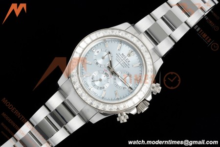 Rolex - Daytona 116576TBR Tungsten Gain Weight Brn Dia/SS I-Blu/Dia 3CF V2 SH4130