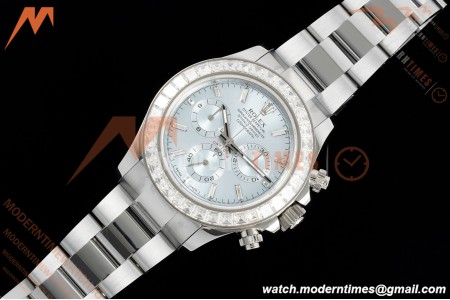 Rolex - Daytona 116576TBR Tungsten Gain Weight Brn Dia/SS I-Blu/Dia 3CF V2 SH4130