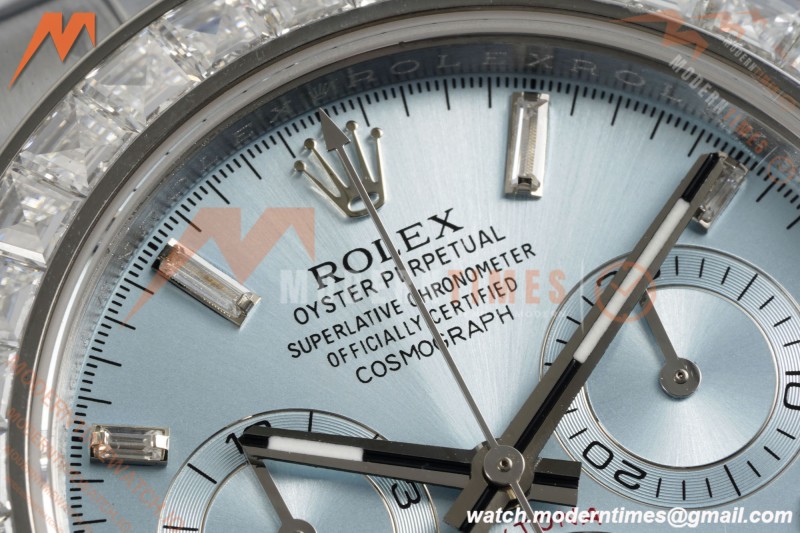 Rolex - Daytona 116576TBR Tungsten Gain Weight Brn Dia/SS I-Blu/Dia 3CF V2 SH4130