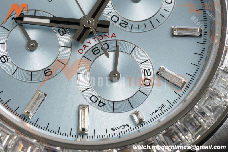 Rolex - Daytona 116576TBR Tungsten Gain Weight Brn Dia/SS I-Blu/Dia 3CF V2 SH4130