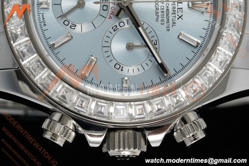 Rolex - Daytona 116576TBR Tungsten Gain Weight Brn Dia/SS I-Blu/Dia 3CF V2 SH4130