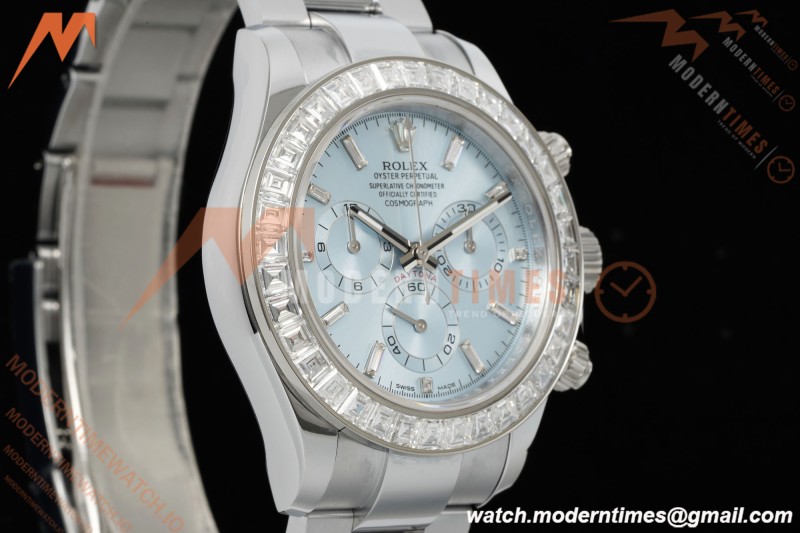 Rolex - Daytona 116576TBR Tungsten Gain Weight Brn Dia/SS I-Blu/Dia 3CF V2 SH4130