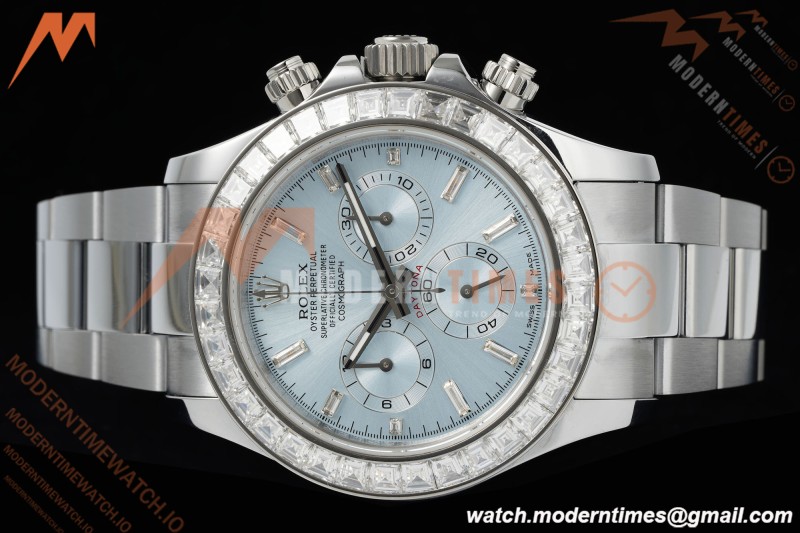 Rolex - Daytona 116576TBR Tungsten Gain Weight Brn Dia/SS I-Blu/Dia 3CF V2 SH4130