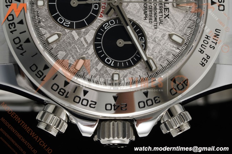 Rolex - Daytona 116509 40mm Tungsten Gain Weight WG/WG Meteorite Dial 3CF V2 SH4130 | 롤렉스 - 데이토나 116509 40mm 텅스텐 게인 웨이트 WG/WG 운석 다이얼 3CF V2 SH4130