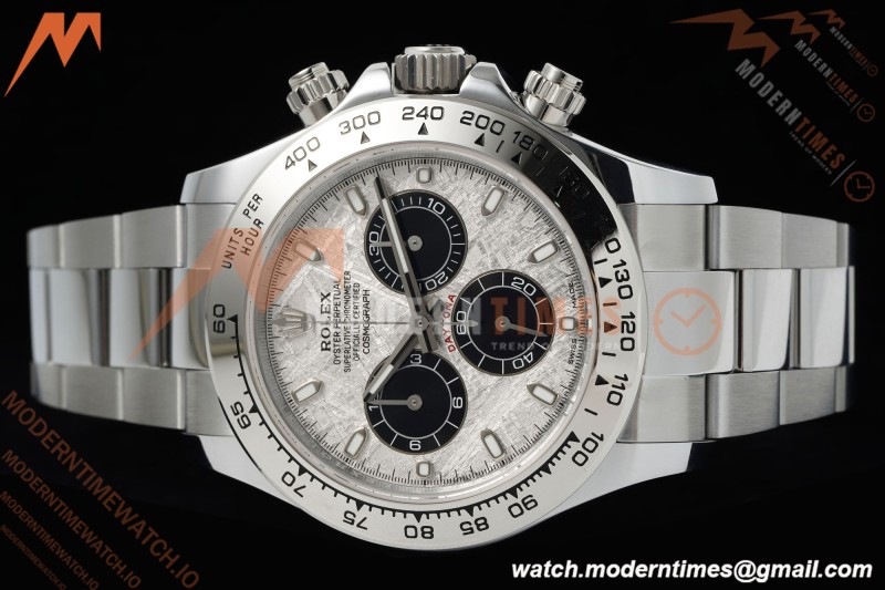 Rolex - Daytona 116509 40mm Tungsten Gain Weight WG/WG Meteorite Dial 3CF V2 SH4130 | 롤렉스 - 데이토나 116509 40mm 텅스텐 게인 웨이트 WG/WG 운석 다이얼 3CF V2 SH4130