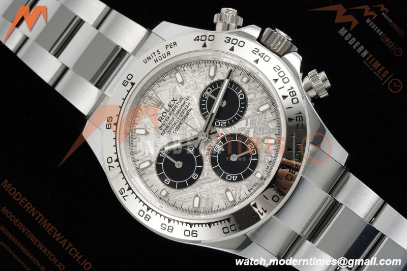 Rolex - Daytona 116509 40mm Tungsten Gain Weight WG/WG Meteorite Dial 3CF V2 SH4130 | 롤렉스 - 데이토나 116509 40mm 텅스텐 게인 웨이트 WG/WG 운석 다이얼 3CF V2 SH4130