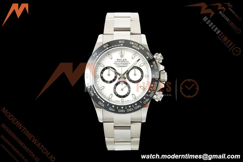 Rolex - Daytona 116500LN 40mm 904L CER SS/SS White 3CF SH4130 | 롤렉스 - 데이토나 116500LN 40mm 904L CER SS/SS 화이트 3CF SH4130