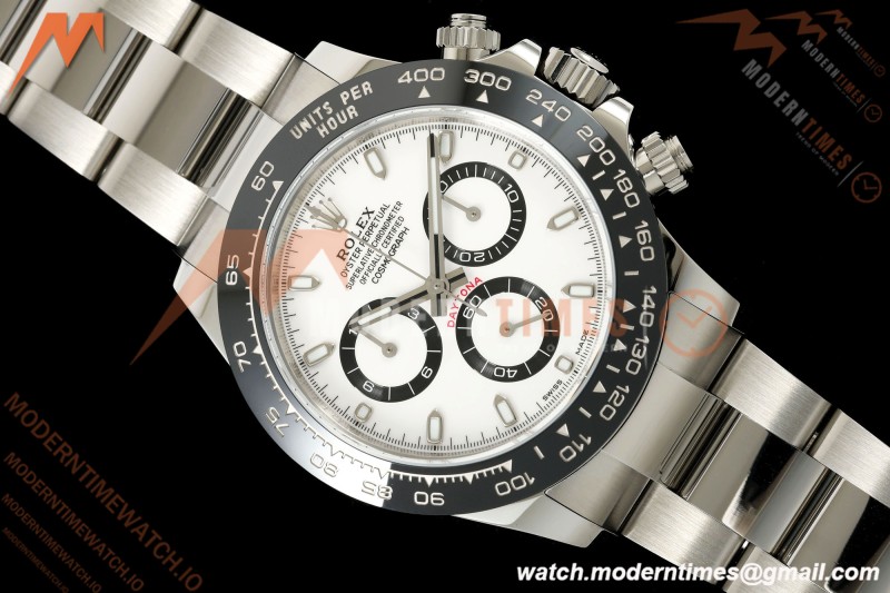 Rolex - Daytona 116500LN 40mm 904L CER SS/SS White 3CF SH4130 | 롤렉스 - 데이토나 116500LN 40mm 904L CER SS/SS 화이트 3CF SH4130