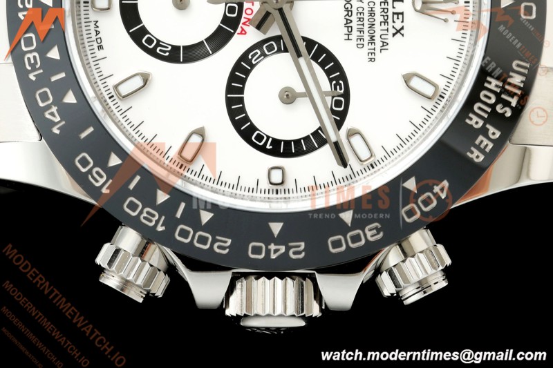 Rolex - Daytona 116500LN 40mm 904L CER SS/SS White 3CF SH4130 | 롤렉스 - 데이토나 116500LN 40mm 904L CER SS/SS 화이트 3CF SH4130