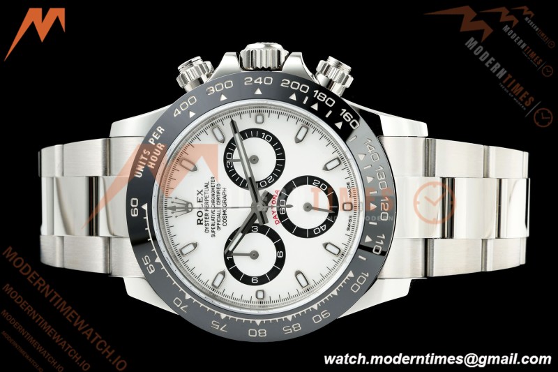 Rolex - Daytona 116500LN 40mm 904L CER SS/SS White 3CF SH4130 | 롤렉스 - 데이토나 116500LN 40mm 904L CER SS/SS 화이트 3CF SH4130