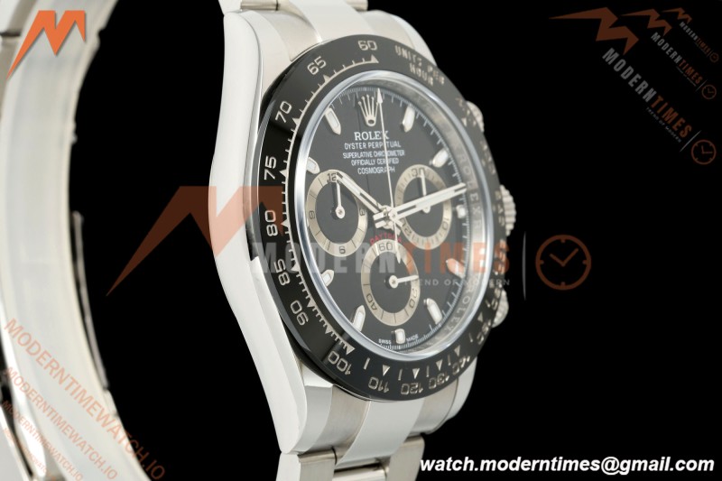 Rolex - Daytona 116500LN 40mm 904L CER SS/SS Black 3CF SH4130