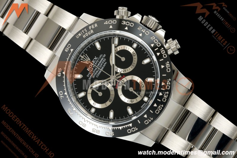 Rolex - Daytona 116500LN 40mm 904L CER SS/SS Black 3CF SH4130
