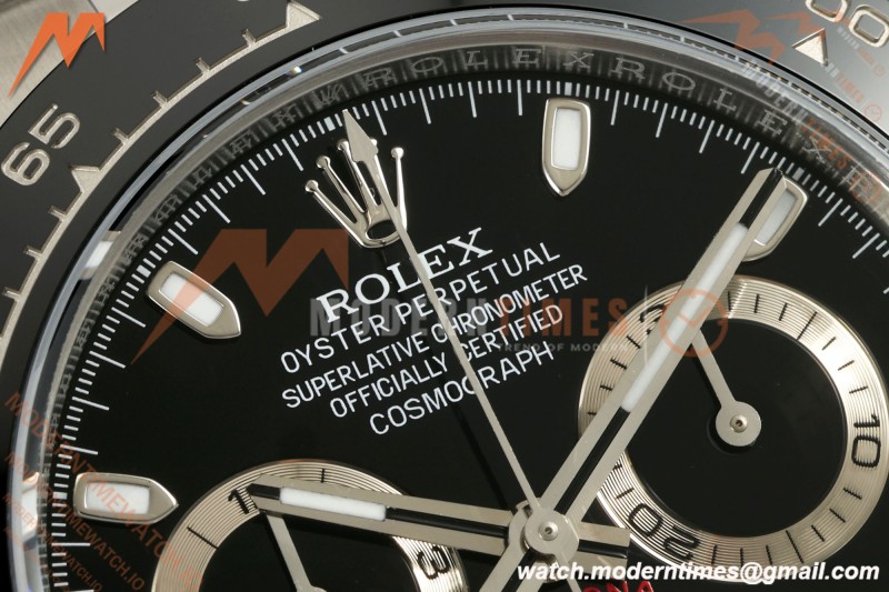 Rolex - Daytona 116500LN 40mm 904L CER SS/SS Black 3CF SH4130