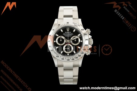 Rolex - Daytona 116520 40mm 904L SS/SS Blk/Stk 3CF SH4130 | 롤렉스 - 데이토나 116520 40mm 904L SS/SS 블랙/스틸 3CF SH4130