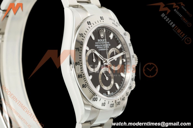 Rolex - Daytona 116520 40mm 904L SS/SS Blk/Stk 3CF SH4130