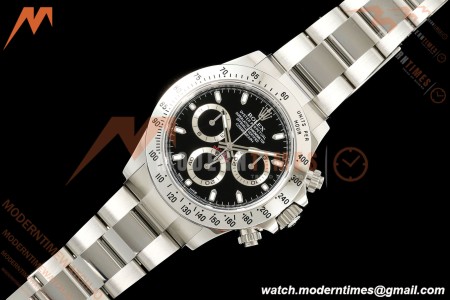 Rolex - Daytona 116520 40mm 904L SS/SS Blk/Stk 3CF SH4130 | 롤렉스 - 데이토나 116520 40mm 904L SS/SS 블랙/스틸 3CF SH4130