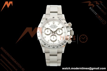 Rolex - Daytona 116520 40mm 904L SS/SS Wht/Stk 3CF SH4130 | 롤렉스 - 데이토나 116520 40mm 904L SS/SS 화이트/스틸 3CF SH4130