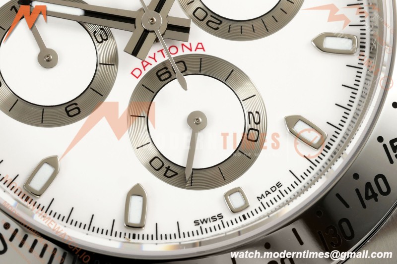 Rolex - Daytona 116520 40mm 904L SS/SS Wht/Stk 3CF SH4130