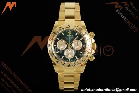 Rolex - Daytona 126508 40mm Gain Weight YG/YG Green/Gold/Stk QF V6 SH4131