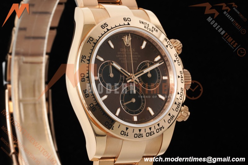 Rolex - Daytona 126505 40mm Gain Weight RG/RG Choco/Blk/Stk QF V6 SH4131