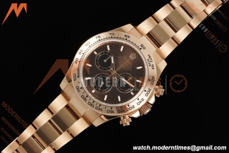 Rolex - Daytona 126505 40mm Gain Weight RG/RG Choco/Blk/Stk QF V6 SH4131