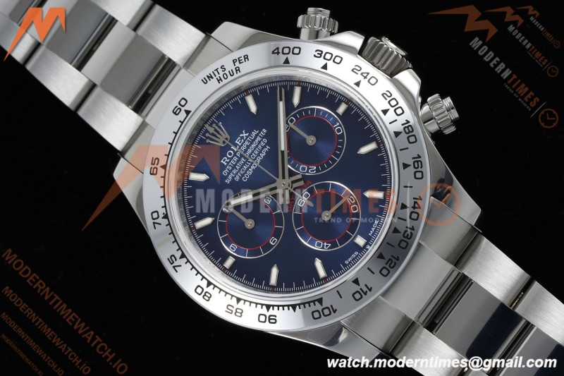 Rolex - Daytona 126509 40mm Gain Weight WG/WG Blu/Stk QF V6 SH4131
