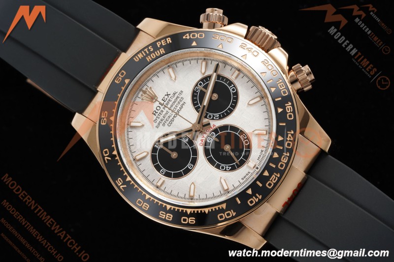 Rolex - Daytona 126515LN 40mm Gain Weight CER/RG/RU Grey/Blk Meteorite Dial QF V10 SH4131