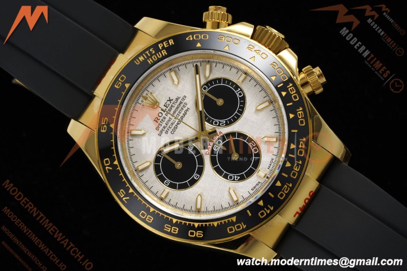Rolex - Daytona 126518LN 40mm Gain Weight CER/YG/RU Grey/Blk Meteorite Dial QF V10 SH4131 | 롤렉스 - 데이토나 126518LN 40mm 게인 웨이트 CER/YG/RU 그레이/블랙 운석 다이얼 QF V10 SH4131