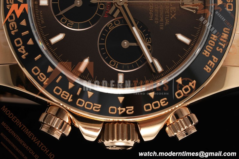 Rolex - Daytona 126515LN 40mm Gain Weight CER/RG/RU Choco/Blk/Stk QF V10 SH4131 | 롤렉스 - 데이토나 126515LN 40mm 게인 웨이트 CER/RG/RU 초코/블랙/스틸 QF V10 SH4131