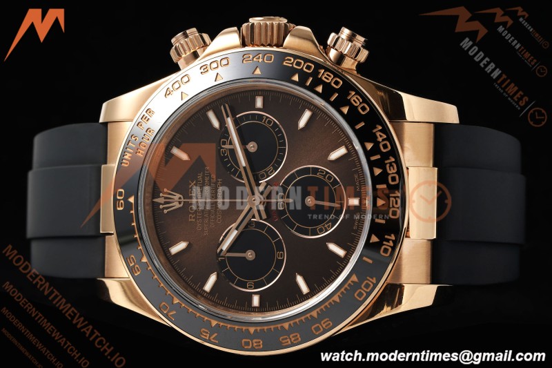 Rolex - Daytona 126515LN 40mm Gain Weight CER/RG/RU Choco/Blk/Stk QF V10 SH4131 | 롤렉스 - 데이토나 126515LN 40mm 게인 웨이트 CER/RG/RU 초코/블랙/스틸 QF V10 SH4131