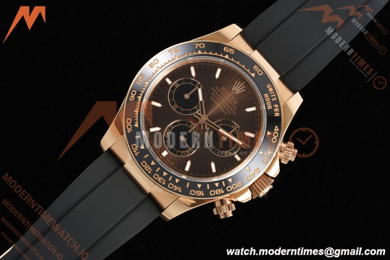 Rolex - Daytona 126515LN 40mm Gain Weight CER/RG/RU Choco/Blk/Stk QF V10 SH4131 | 롤렉스 - 데이토나 126515LN 40mm 게인 웨이트 CER/RG/RU 초코/블랙/스틸 QF V10 SH4131