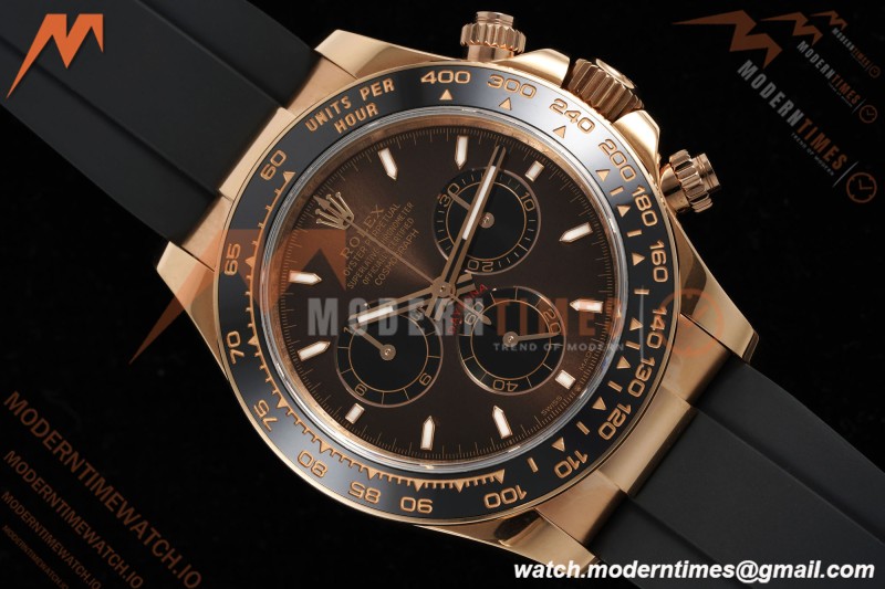 Rolex - Daytona 126515LN 40mm Gain Weight CER/RG/RU Choco/Blk/Stk QF V10 SH4131 | 롤렉스 - 데이토나 126515LN 40mm 게인 웨이트 CER/RG/RU 초코/블랙/스틸 QF V10 SH4131