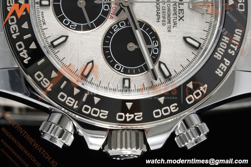 Rolex - Daytona 126519LN 40mm Gain Weight CER/WG/RU Grey/Blk/Stk Meteorite Dial QF V10 SH4131 | 롤렉스 - 데이토나 126519LN 40mm 게인 웨이트 CER/WG/RU 그레이/블랙/스틸 운석 다이얼 QF V10 SH4131