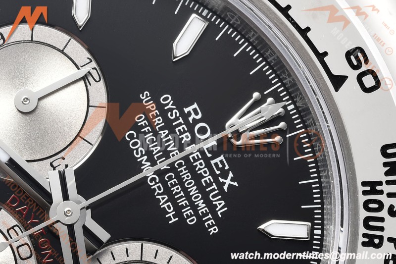 Rolex - Daytona 126509 40mm Tungsten Gain Weight SS/SS Blk/Silv/Stk VSF DD4131 | 롤렉스 - 데이토나 126509 40mm 텅스텐 게인 웨이트 SS/SS 블랙/실버/스틸 VSF DD4131