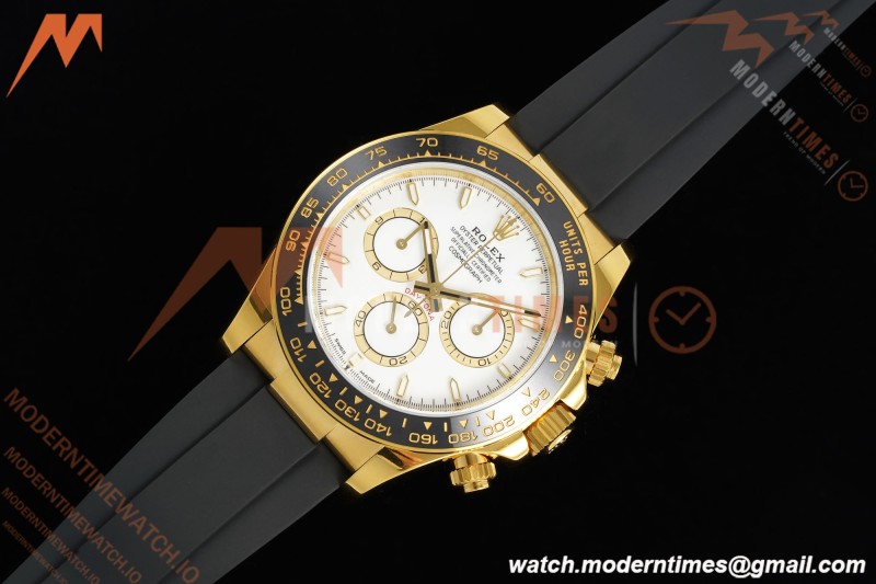Rolex - Daytona 126518LN 40mm Gain Weight CER/YG/RU Wht/Stk VSF V2 DD4131