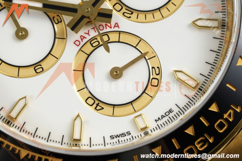 Rolex - Daytona 126518LN 40mm Gain Weight CER/YG/RU Wht/Stk VSF V2 DD4131