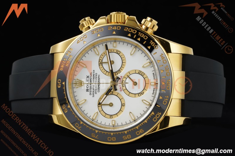 Rolex - Daytona 126518LN 40mm Gain Weight CER/YG/RU Wht/Stk VSF V2 DD4131