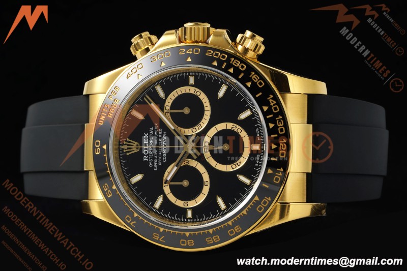 Rolex - Daytona 126518LN 40mm Gain Weight CER/YG/RU Blk/Stk VSF V2 DD4131