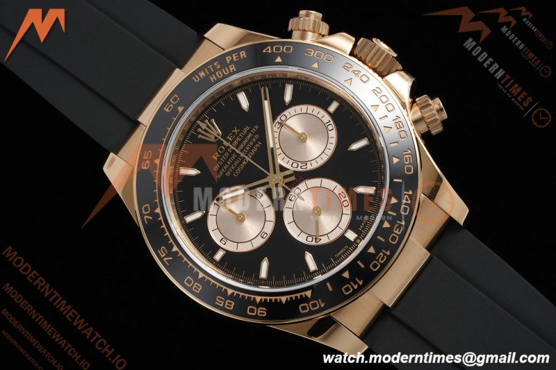 Rolex - Daytona 126515LN 40mm Gain Weight CER/RG/RU Blk/RG/Stk VSF V2 DD4131