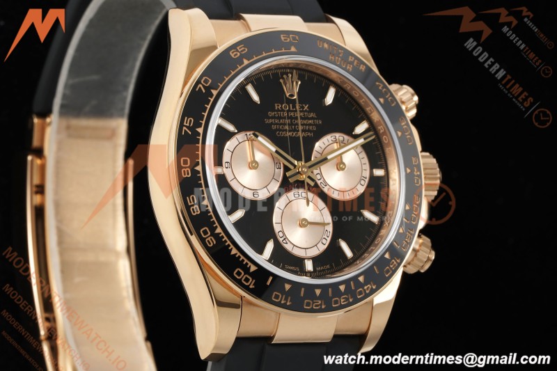 Rolex - Daytona 126515LN 40mm Gain Weight CER/RG/RU Blk/RG/Stk VSF V2 DD4131