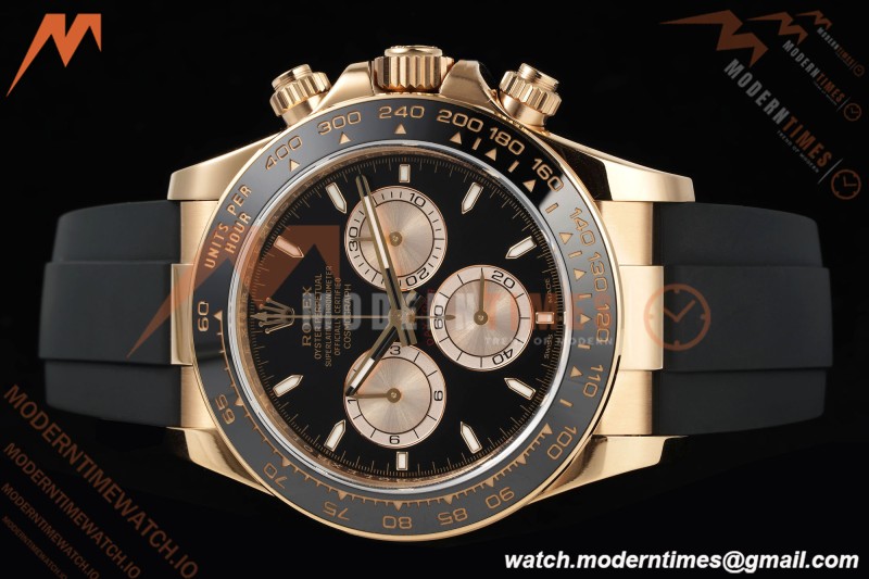 Rolex - Daytona 126515LN 40mm Gain Weight CER/RG/RU Blk/RG/Stk VSF V2 DD4131