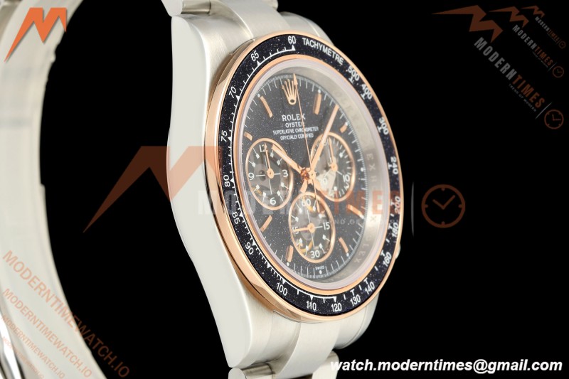 Rolex - DIW Ventura Daytona Artisans De Genève Stainless SS/SS Black Stars ADGF SA4130 | 롤렉스 - DIW 벤추라 데이토나 아티장 드 제네브 스테인리스 스틸/SS 블랙 스타 ADGF SA4130