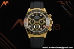 Rolex - Daytona 116518LN 40mm Gain Weight CER/YG/RU Blk/Gold/Dia QF V11 SH4130