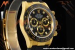 Rolex - Daytona 116518LN 40mm Gain Weight CER/YG/RU Blk/Gold/Dia QF V11 SH4130