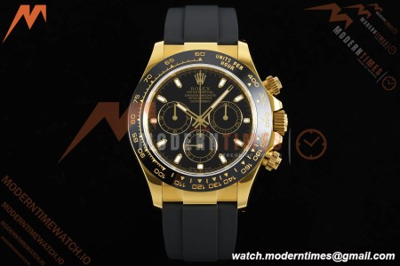 Rolex - Daytona 116518LN 40mm Gain Weight CER/YG/RU Blk/Stk QF V11 SH4130