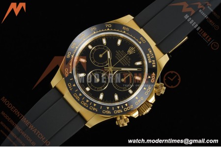 Rolex - Daytona 116518LN 40mm Gain Weight CER/YG/RU Blk/Stk QF V11 SH4130 | 롤렉스 - 데이토나 116518LN 40mm 게인 웨이트 CER/YG/RU 블랙/스틸 QF V11 SH4130