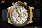 Rolex - Daytona 116518LN 40mm Gain Weight CER/YG/RU Wht/Stk QF V11 SH4130