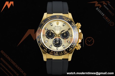 Rolex - Daytona 116518LN 40mm Gain Weight CER/YG/RU Gold/Blk/Stk QF V11 SH4130